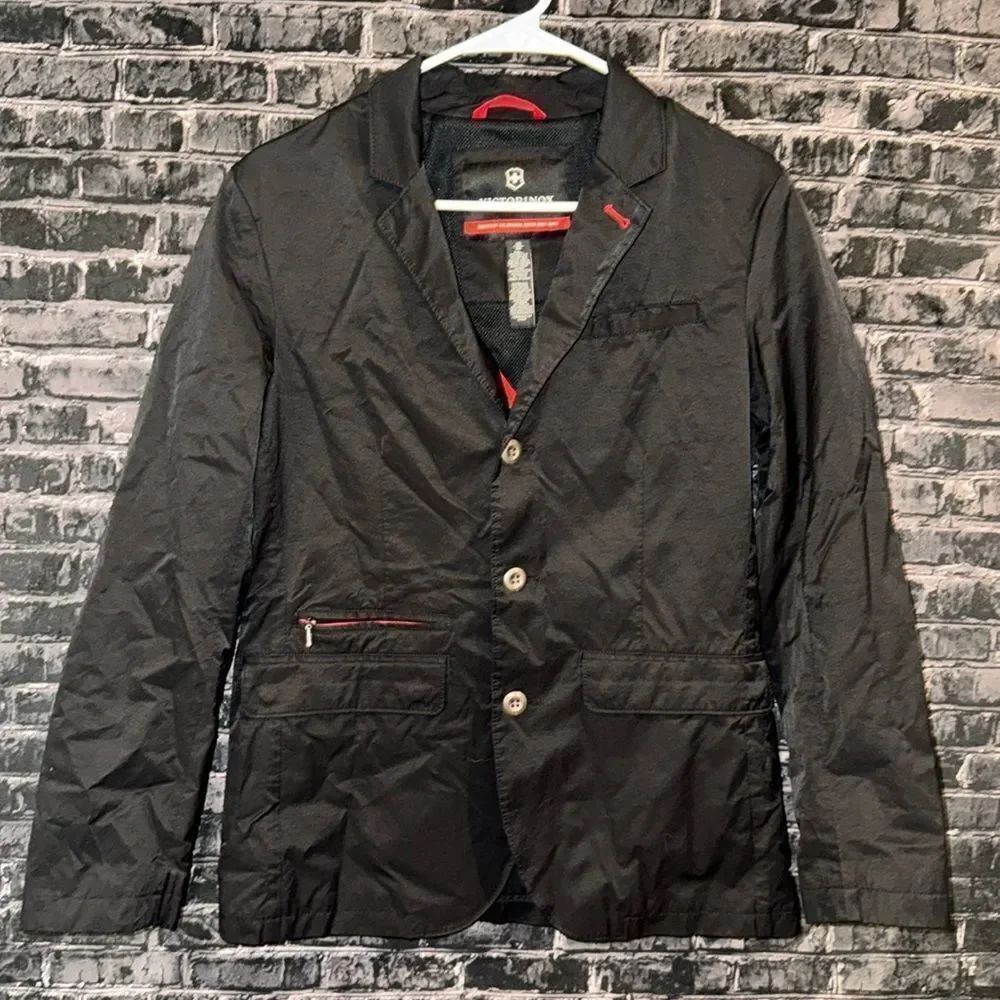 Victorinox Black Blazer Jacker size 46FR/Small